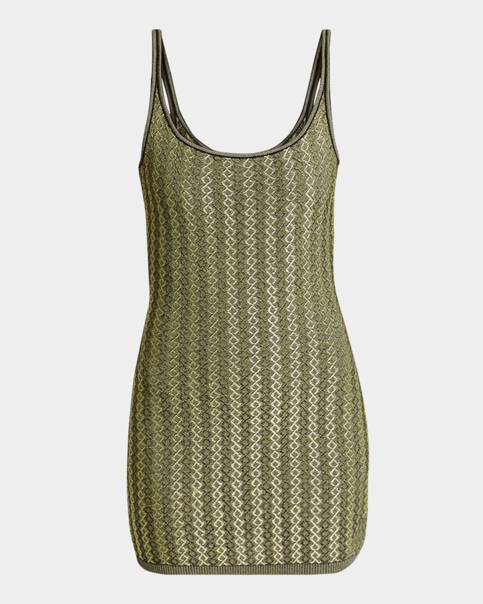 Marino Sleeveless Low-Back Mini Dress